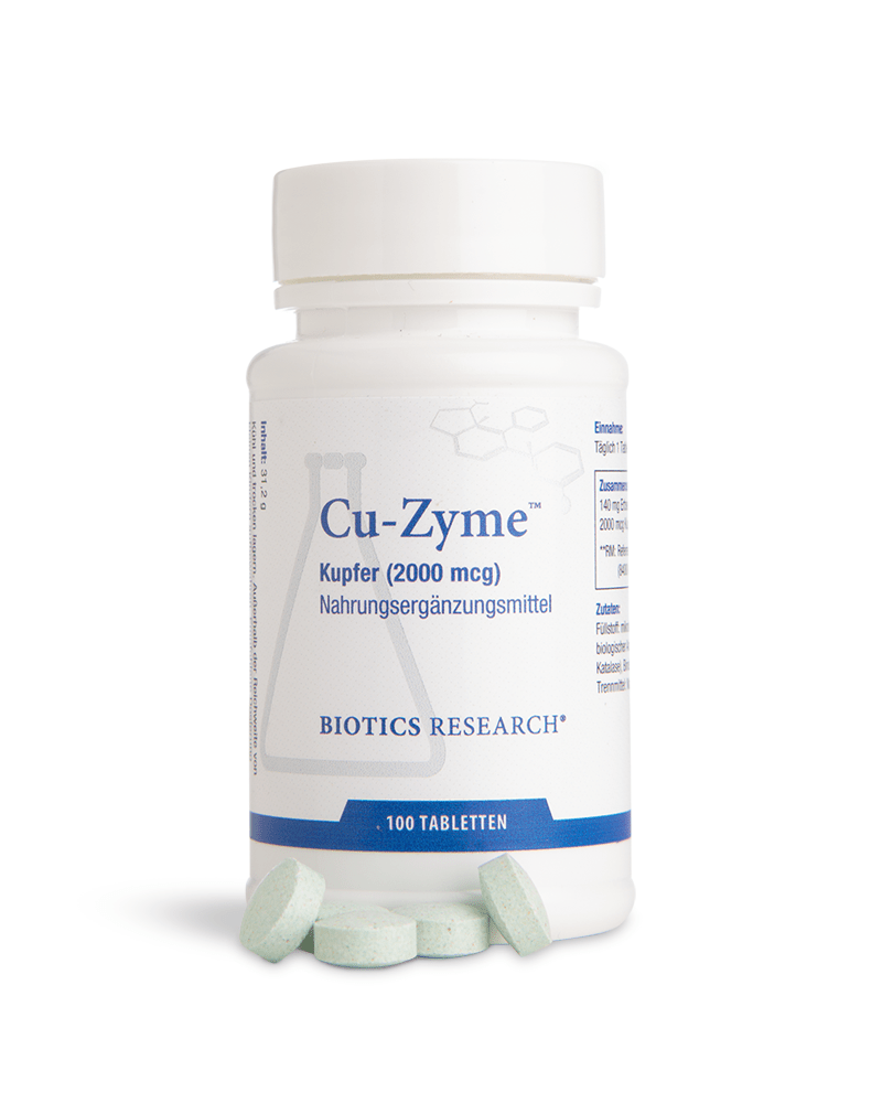 Biotics Cu - Zyme 2 mg - 100 Tabletten - BeOptimal