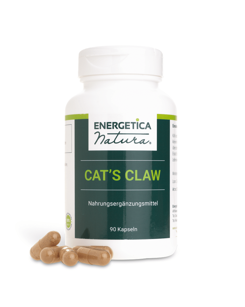 Energetica Cat's Claw 500mg - 90 Kapseln - BeOptimal