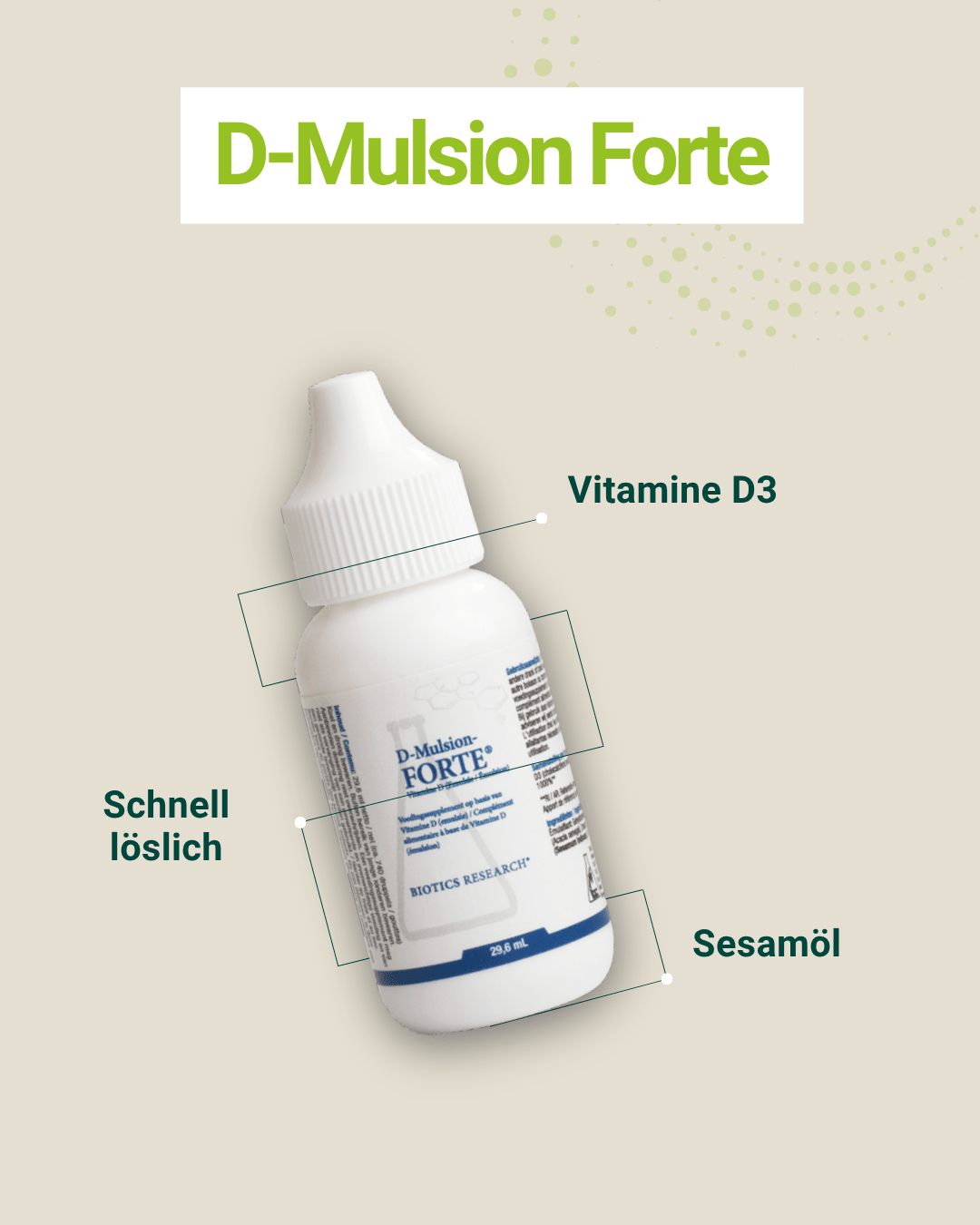 Biotics D - Mulsion Forte - Vitamin D - BeOptimal