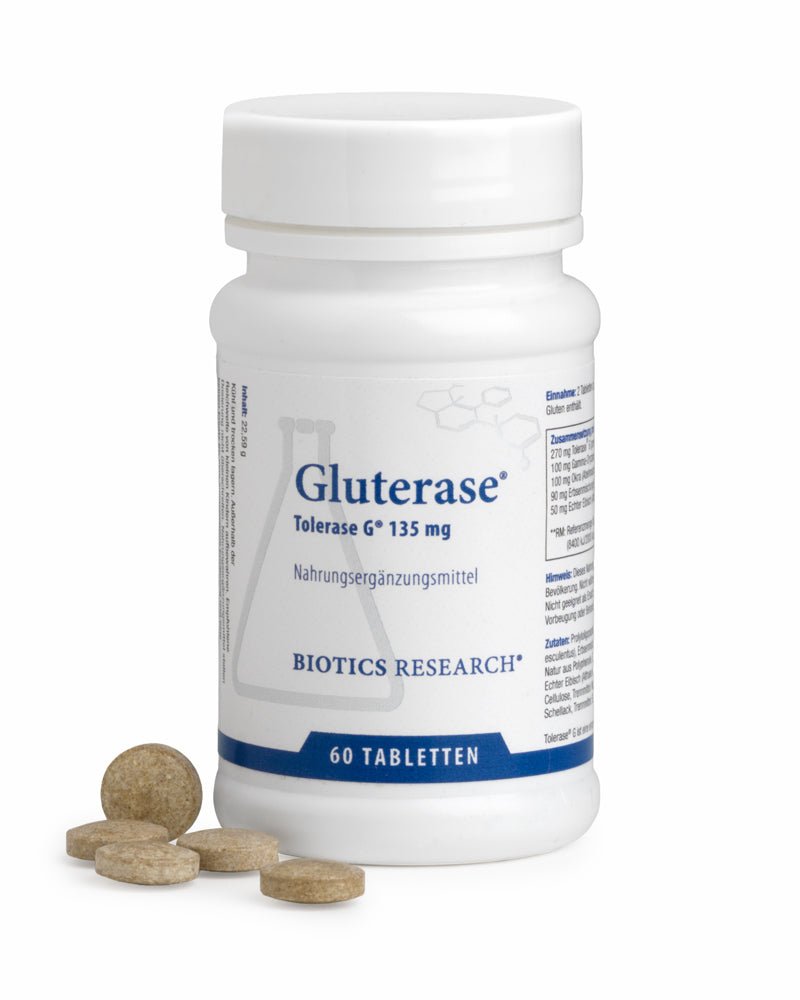 Biotics Gluterase - 60 Tabletten - BeOptimal