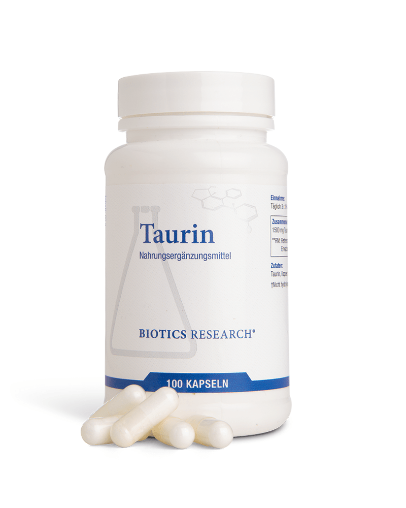 Biotics Taurin - 100 Kapseln - BeOptimal