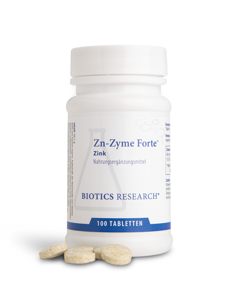 Biotics Zn - Zyme Forte (Zink) - 100 Tabletten - BeOptimal