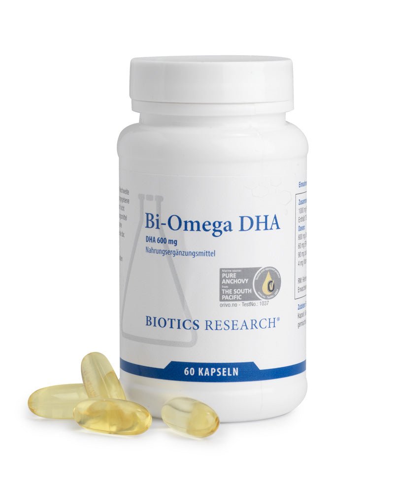 Biotics Bi - Omega DHA - 60 Softgelkapseln - BeOptimal