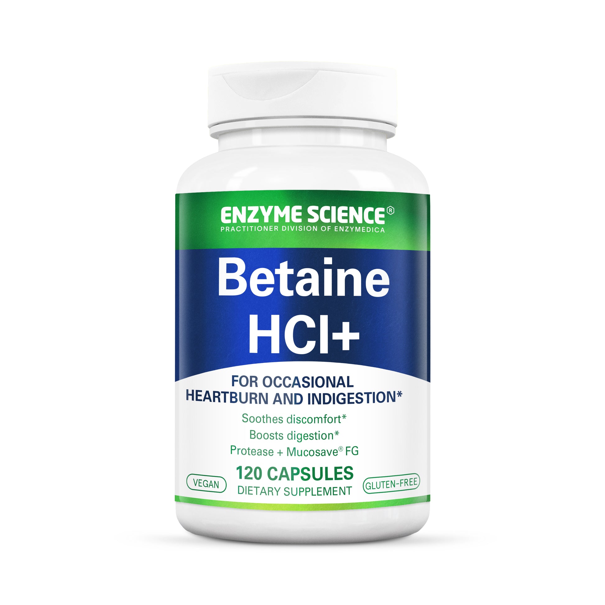 Enzyme Science Betaine HCI+ - 120 Kapseln - BeOptimal
